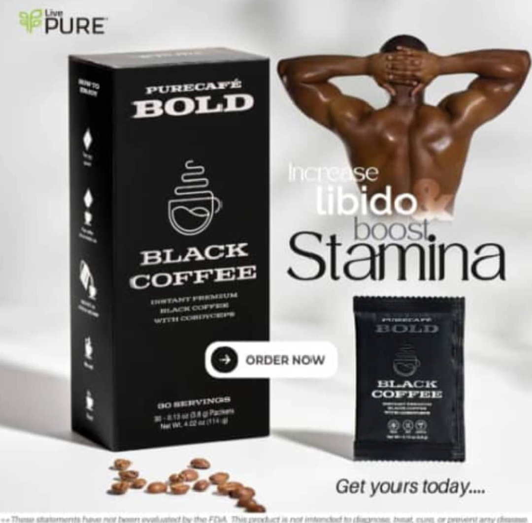 Pure Bold Black Coffee