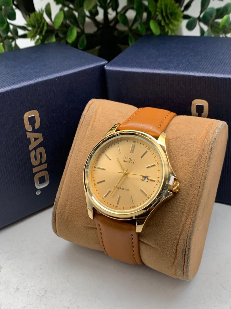 Casio leather watch