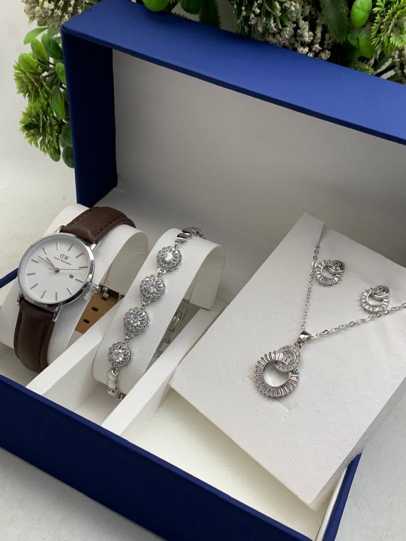 Fusili and DW watches , necklace and bracelets