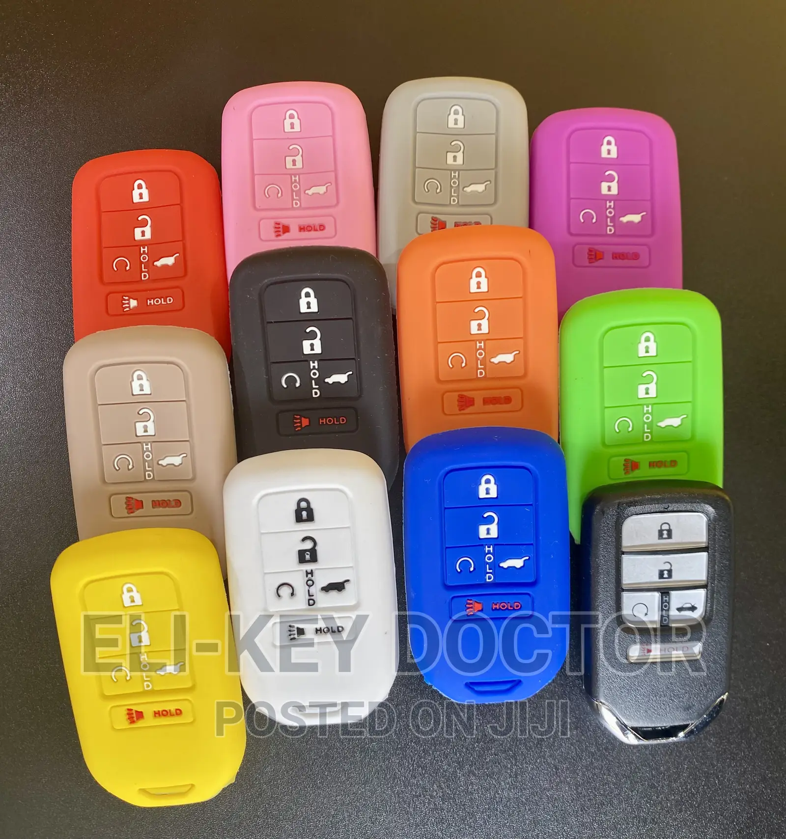 Colorful Silicon Case for Honda Accord Civic CRV Smart Keys