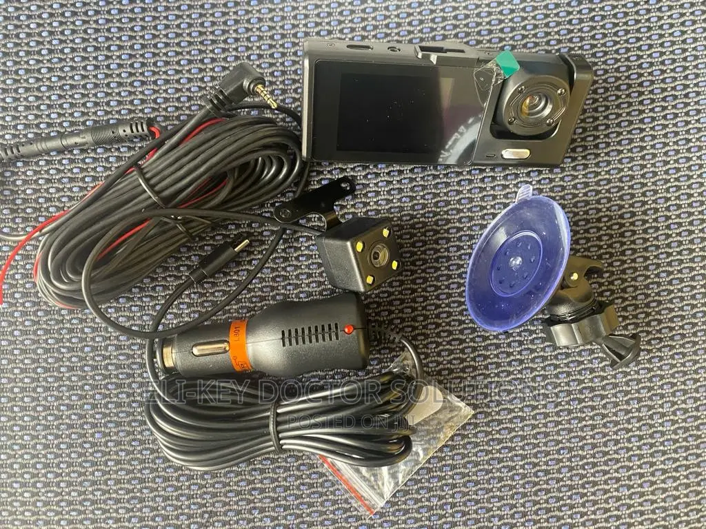 3-Channel Car Dash Cam With Free 64G Memory Card and Wifi