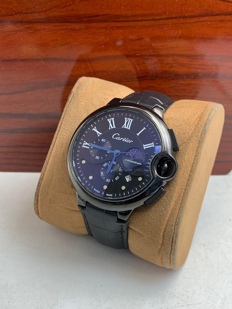 Cartier leather watch
