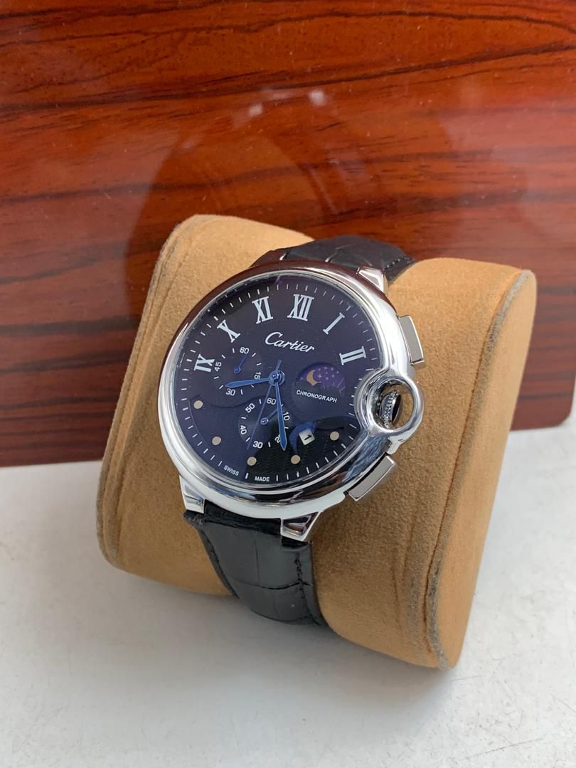 Cartier leather watch