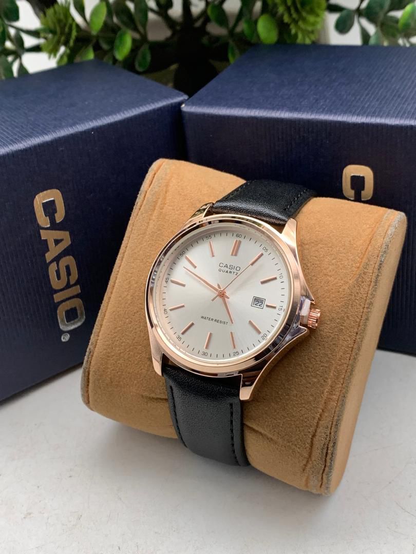 Casio leather watch
