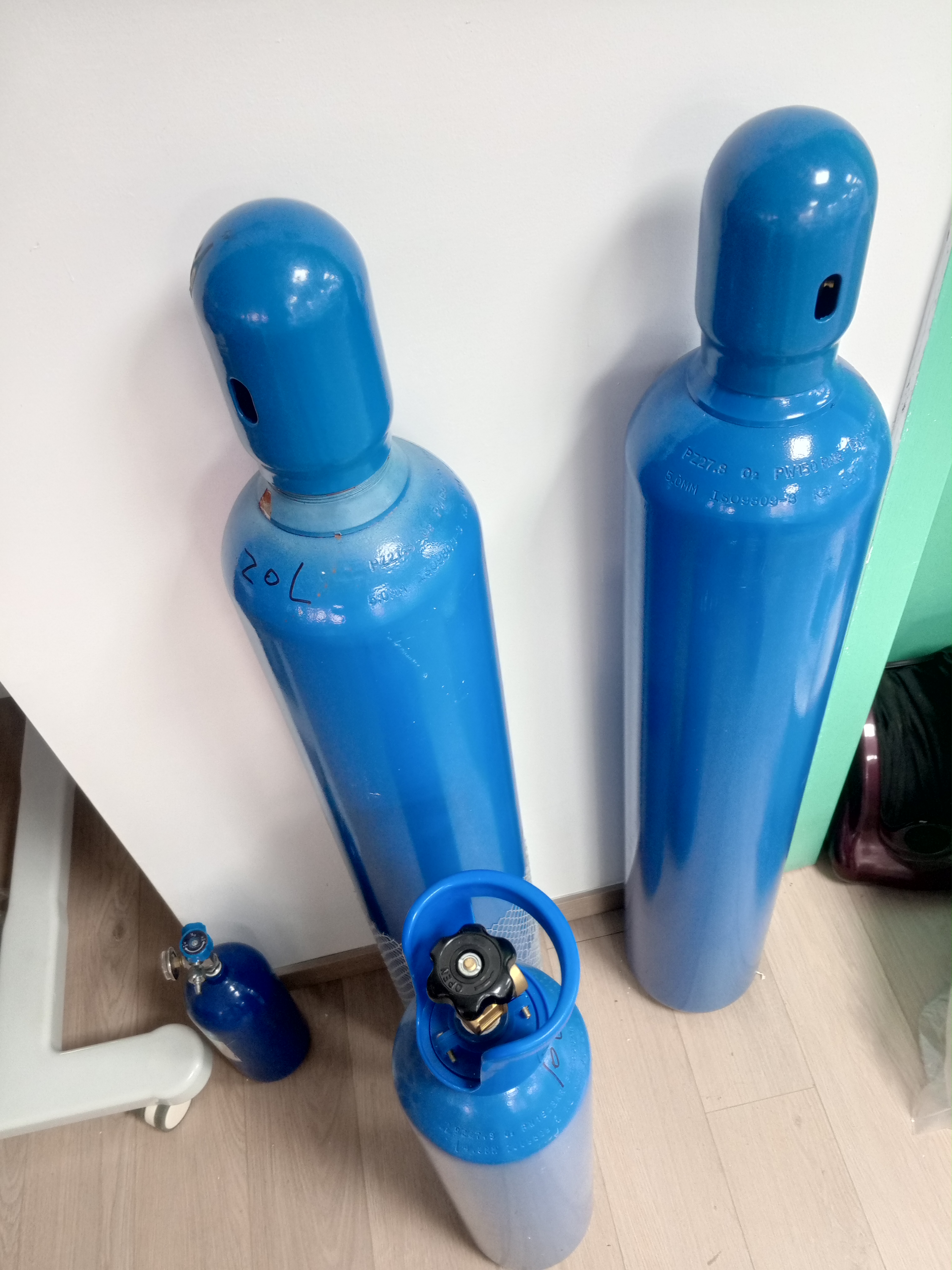 Oxygen cylinders