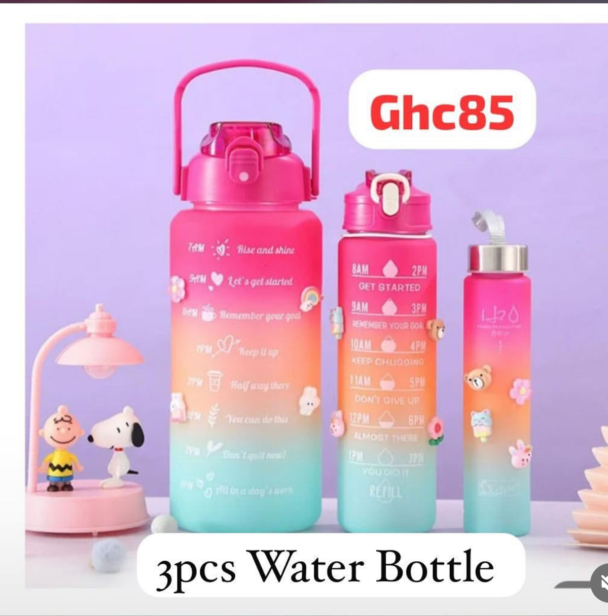 3pcs Water Bottle