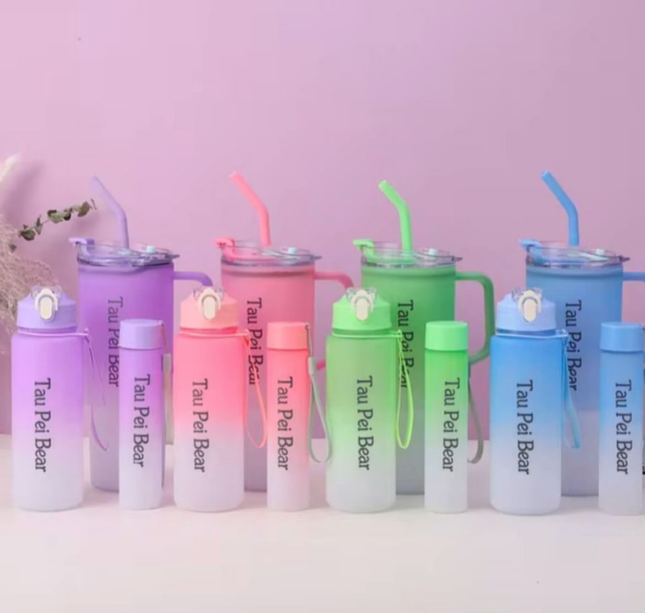 3in1 Plastic Tumbler Set