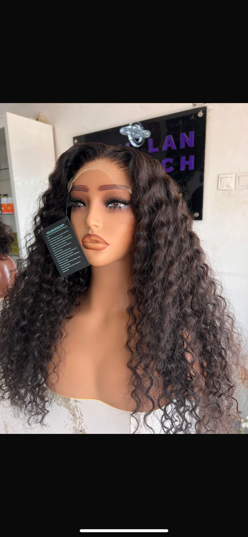 Customized human hair wig cap