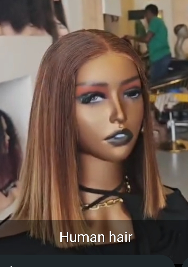 Human hair wig cap