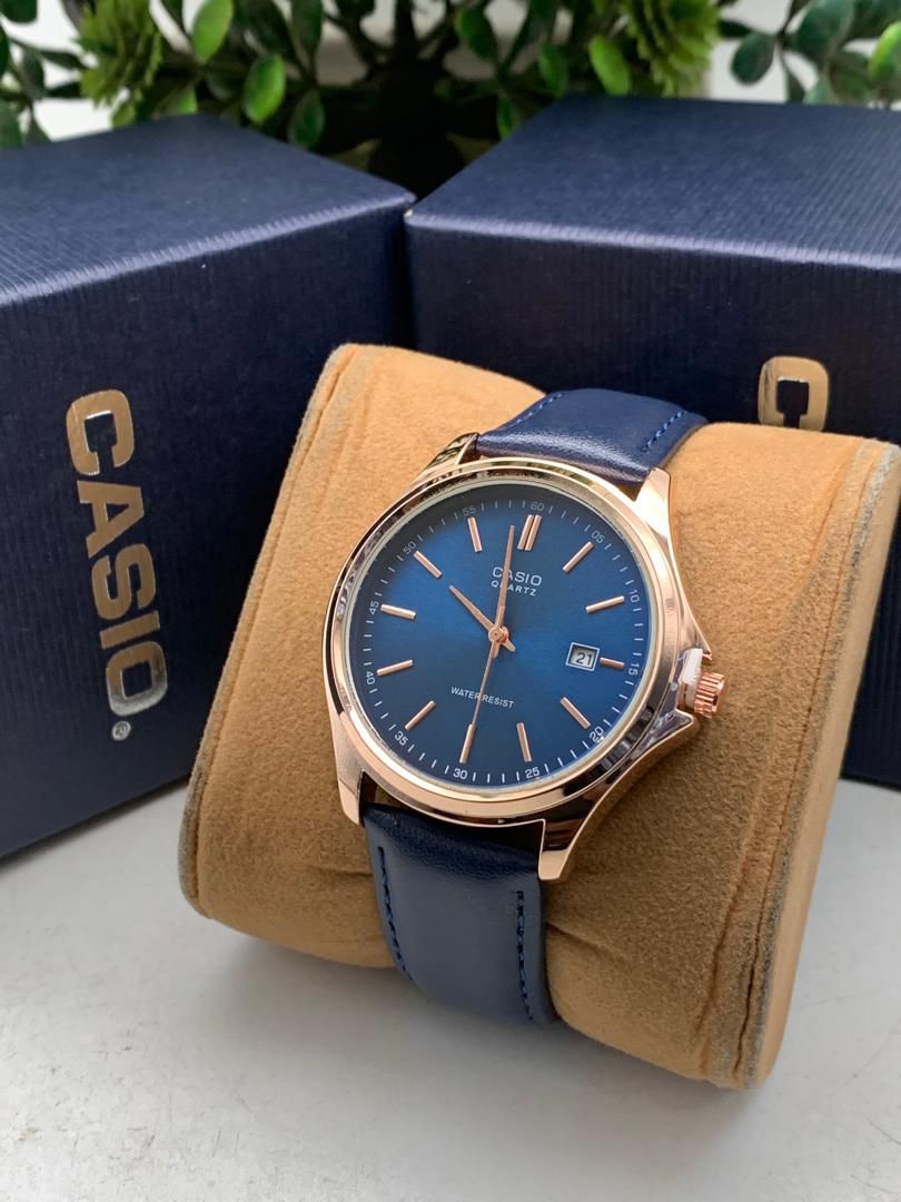 Casio leather watch